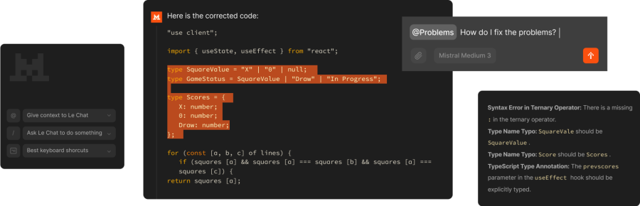 دستیار برنامهنویسی Mistral Code