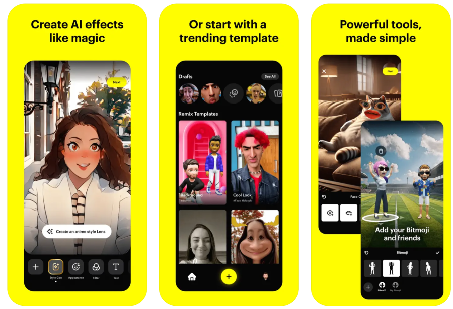 ابزار Lens Studio اسنپ