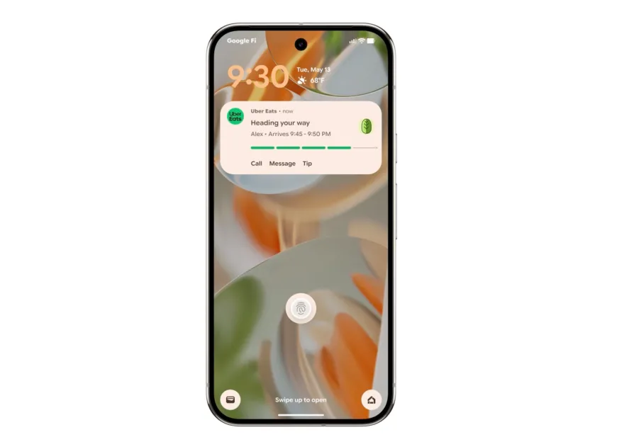 اندروید ۱۶، اعلانهای زنده به سبک iOS