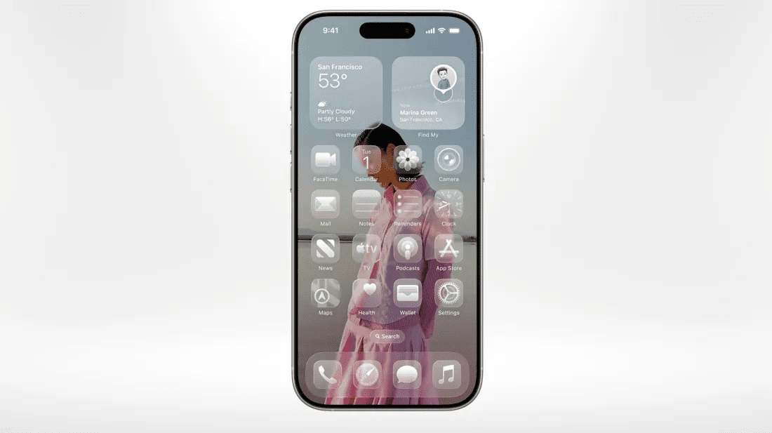 iOS 26 را با طراحی کاملاً جدید «Liquid Glass»