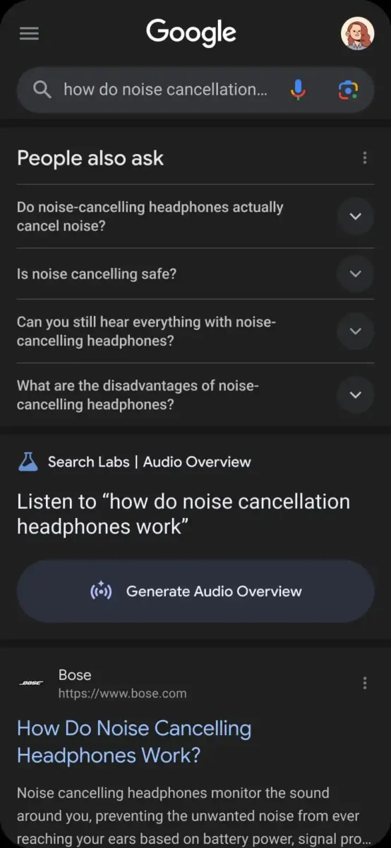 قابلیت جدید گوگل به نام Audio Overviews