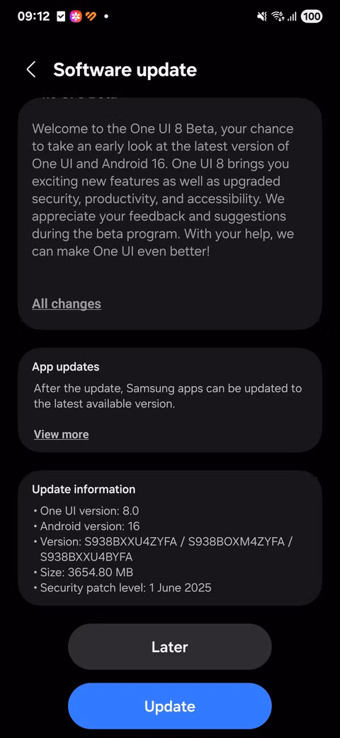 سومین نسخه آزمایشی One UI 8