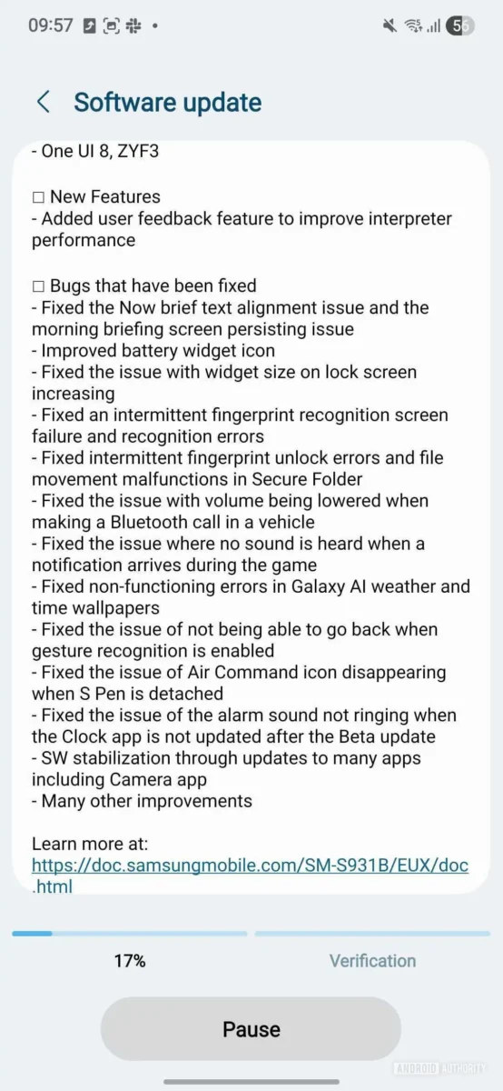 نسخه دوم One UI 8
