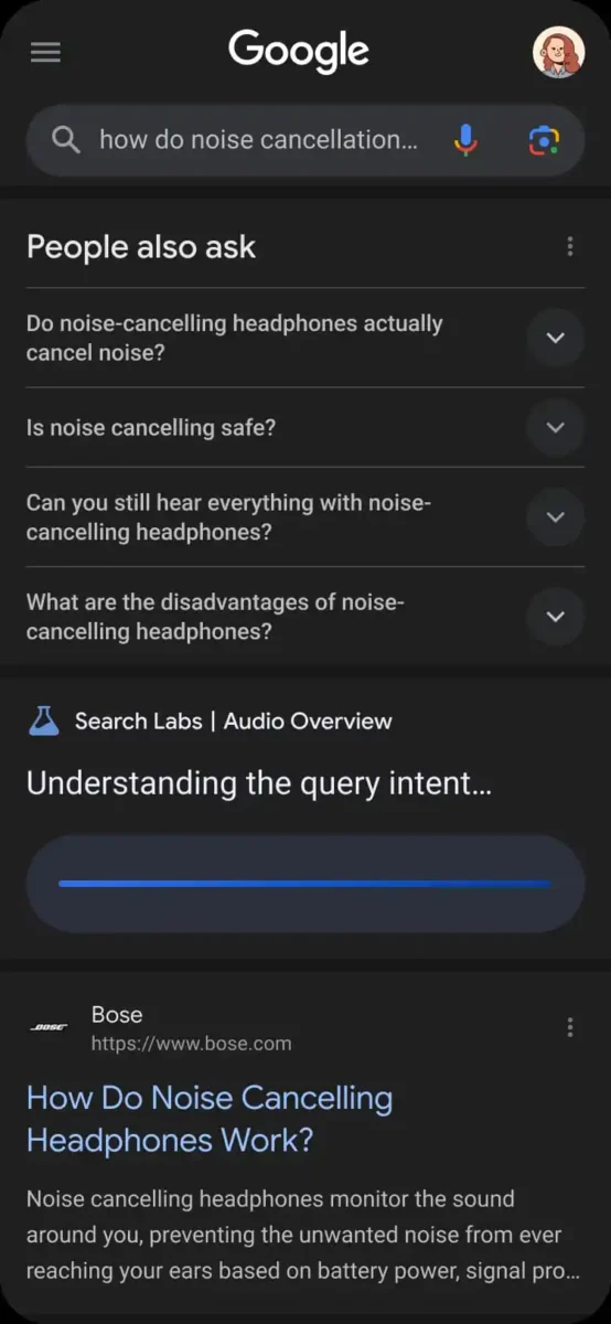 قابلیت جدید گوگل به نام Audio Overviews