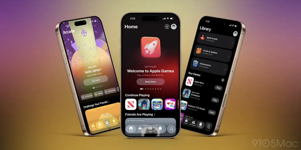 عرضه اپلیکیشن جدید Apple Games؛ مرکز سرگرمیهای دیجیتال