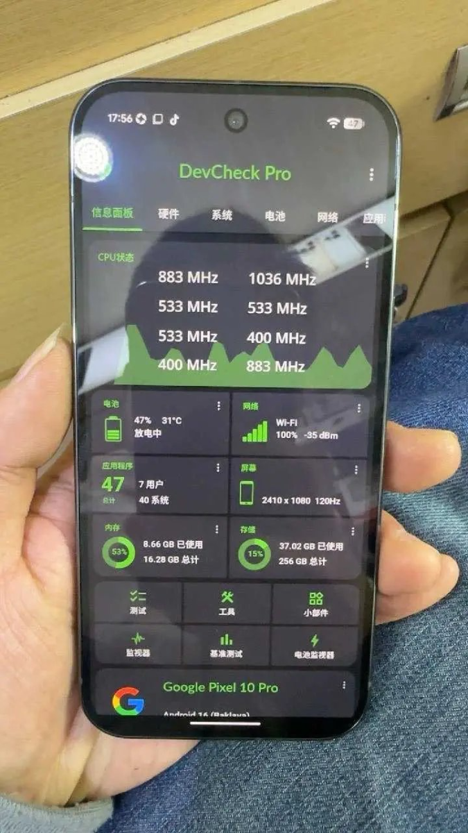 افشای مشخصات کلیدی در نمونه اولیه گوشی Google Pixel 10 Pro