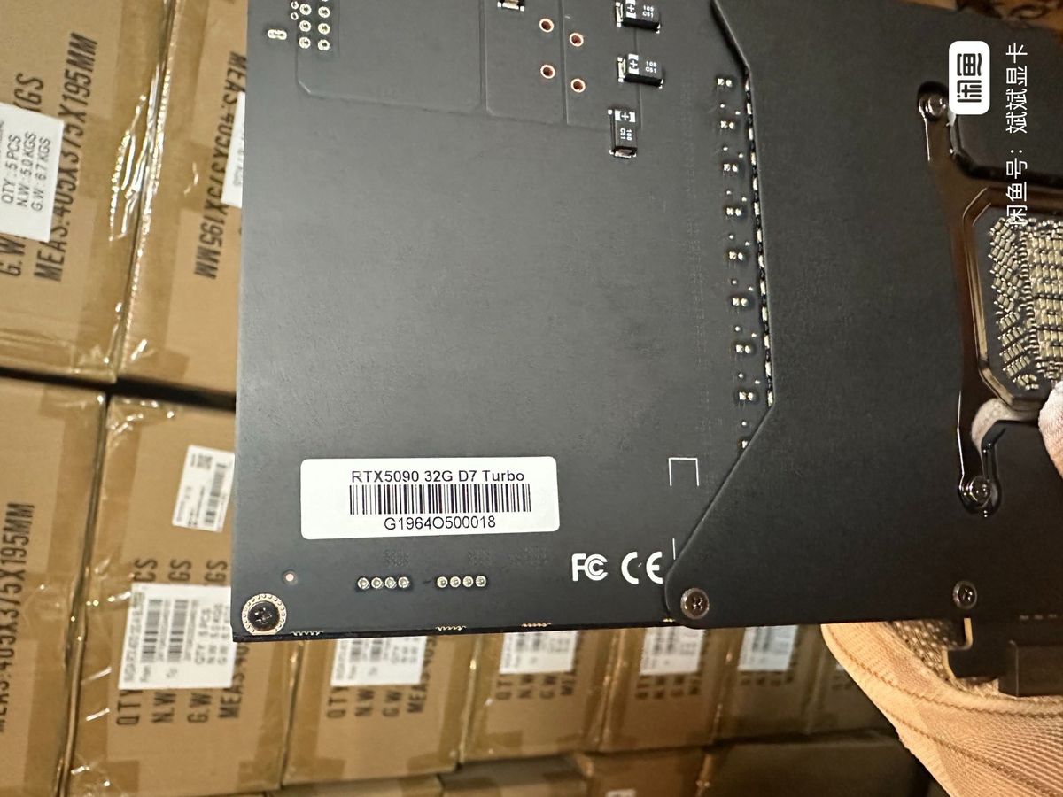 کارت‌های گرافیک RTX 5090 انویدیا با خنک‌کننده‌های بلوئر در چین دیده شدند
