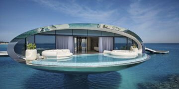 اقامتگاه کپسولی Shebara در پروژه دریای سرخ عربستان افتتاح شد