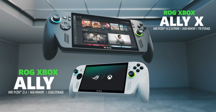 مایکروسافت و ایسوس از دو کنسول دستی جدید Xbox Ally رونمایی کردند