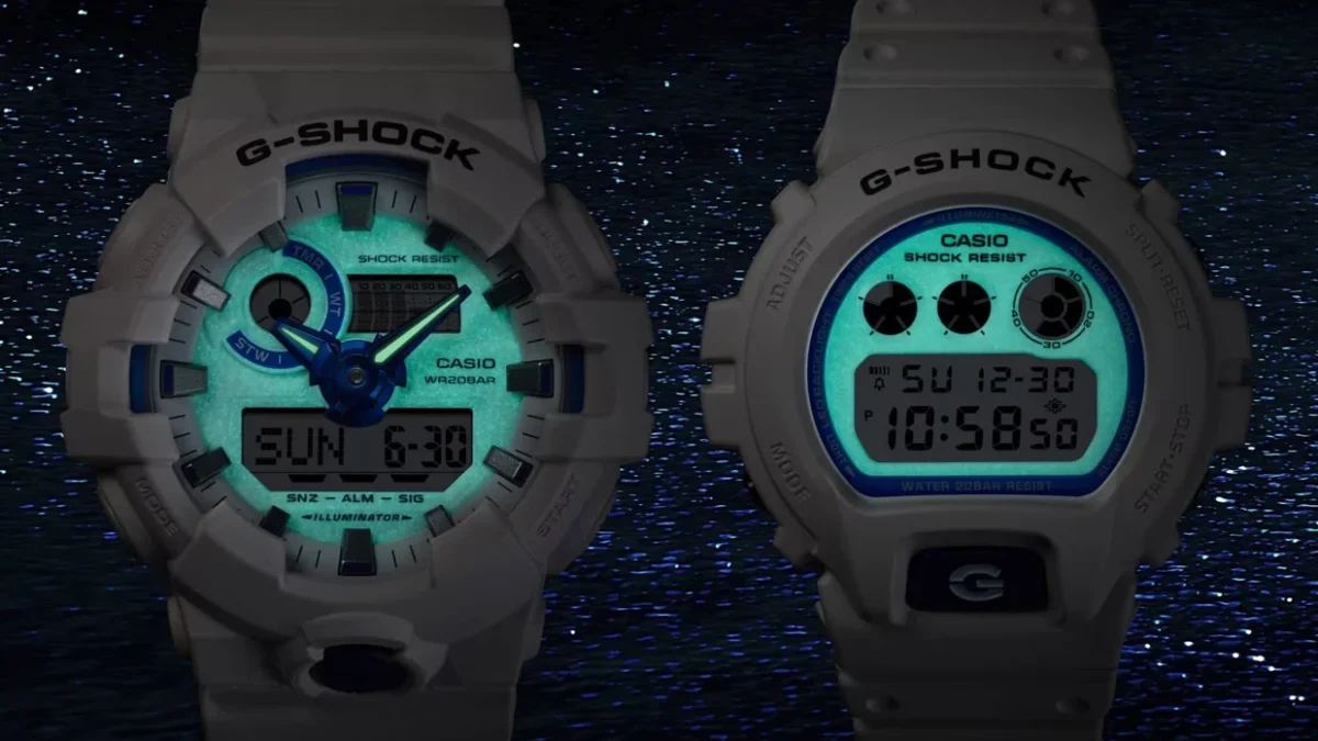 شرکت کاسیو به‌تازگی از مجموعه‌ای جدید از ساعت‌های مقاوم G-Shock با عنوان Hidden Glow Volume 2: Sea of Stars رونمایی کرده است.