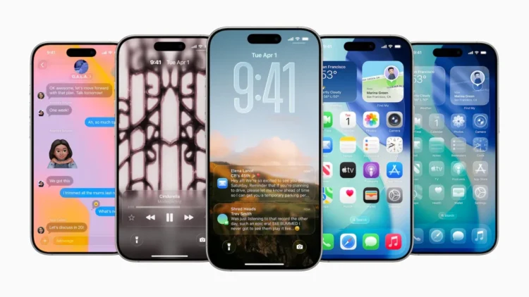 بهبود رابط «شیشه مایع» اپل در نسخه دوم بتای iOS 26