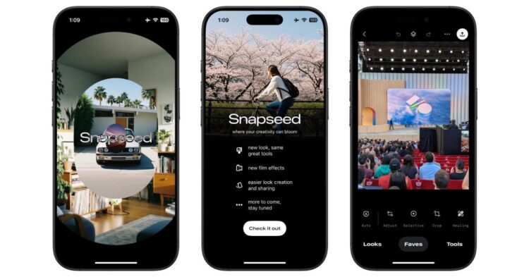 گوگل پس از سال‌ها، Snapseed 3.0 را با طراحی تازه برای آیفون و آیپد منتشر کرد