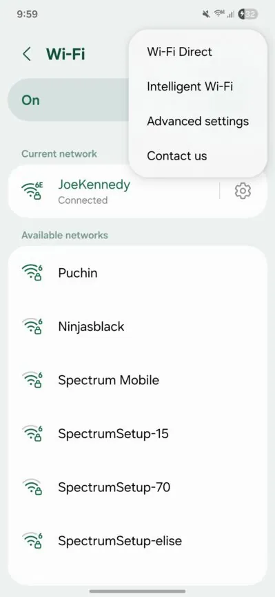آموزش فعالسازی منوی مخفی Wi-Fi در گوشیهای سامسونگ