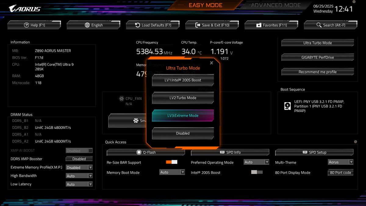 شتاب مادربردهای گیگابایت با قابلیت Ultra Turbo Mode