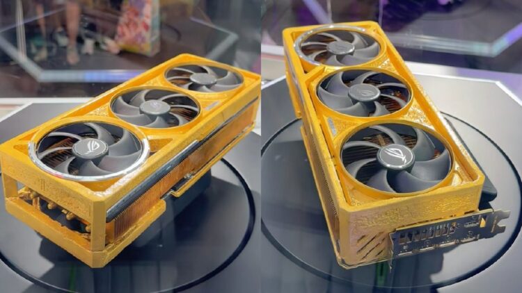 کارت گرافیک ROG RTX 5090 طلایی ایسوس