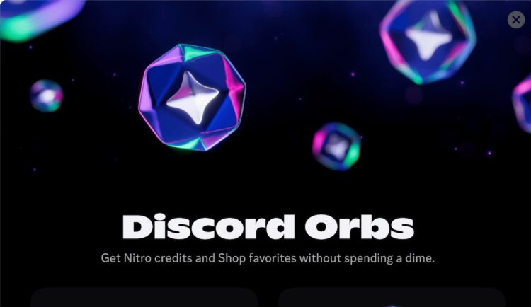 سیستم پاداش Orbs در دیسکورد
