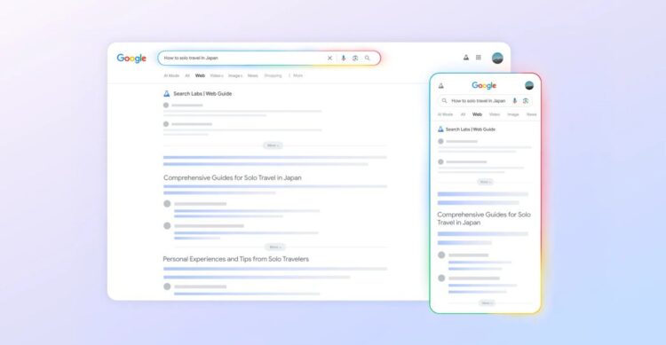 گوگل با سرویس« Web Guide » نتایج جست‌وجو را بازآفرینی می‌کند