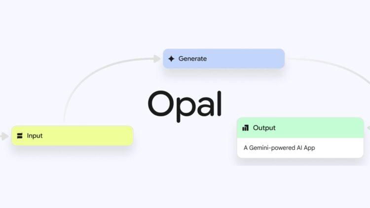 ابزار کدنویسی Opal گوگل