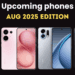 گوشیهای هوشمند مورد انتظار در آگوست ۲۰۲۵