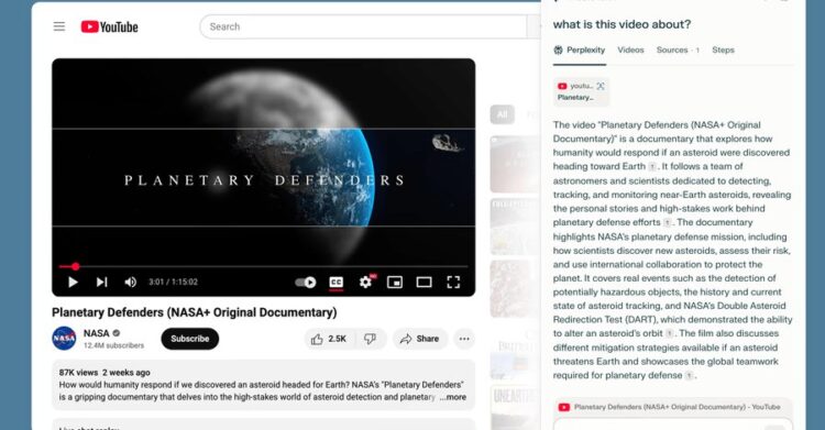 Perplexity مرورگر هوش مصنوعی خود را با نام Comet معرفی کرد