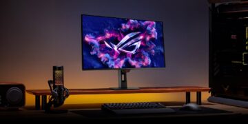 ایسوس از ارزان‌ترین مانیتور OLED سری ROG با نرخ نوسازی ۲۸۰ هرتز رونمایی کرد