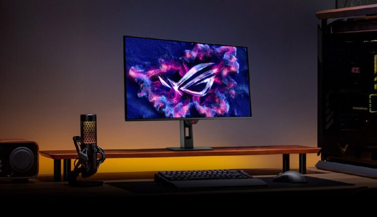 ایسوس از ارزان‌ترین مانیتور OLED سری ROG با نرخ نوسازی ۲۸۰ هرتز رونمایی کرد