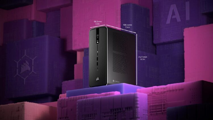 مینی ورک‌استیشن هوش مصنوعی CORSAIR AI Workstation 300 با پردازنده Ryzen AI Max+ 395 و رم ۱۲۸ گیگابایتی رونمایی شد