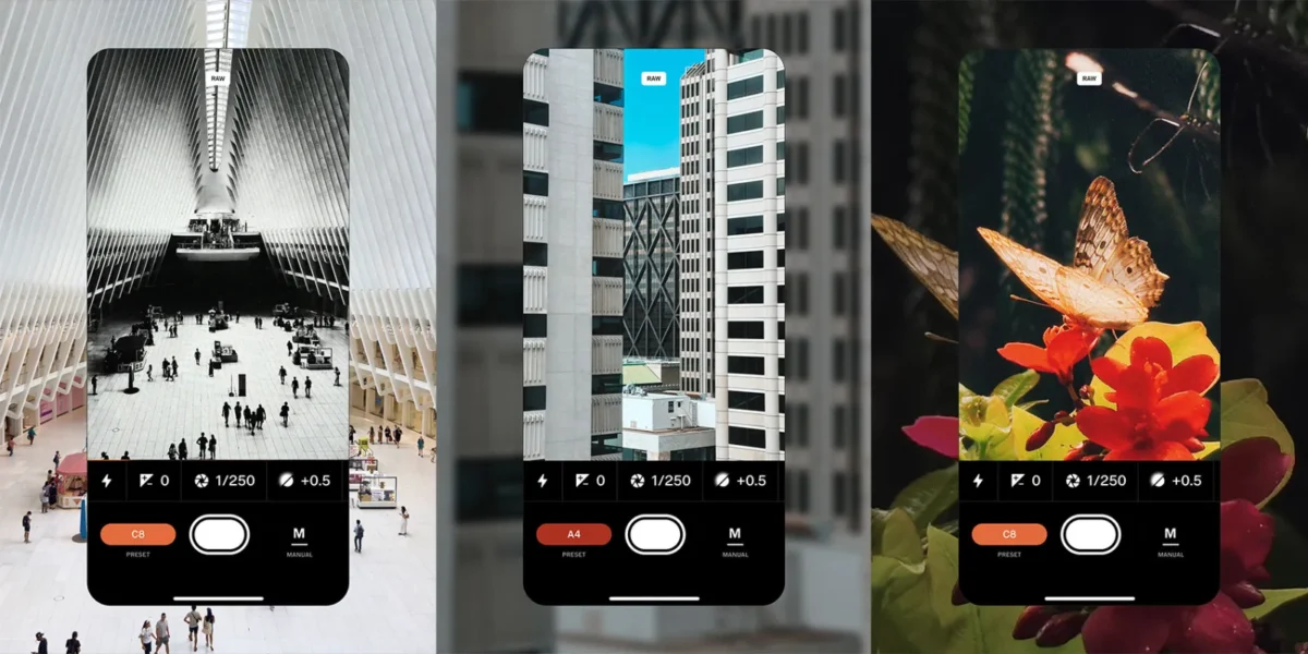 اپلیکیشن دوربین VSCO Capture