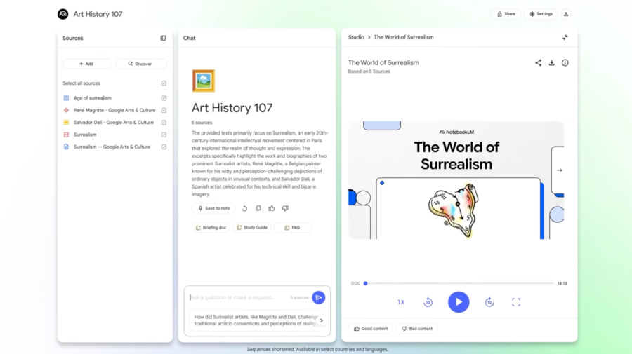 قابلیت Video Overviews NotebookLM