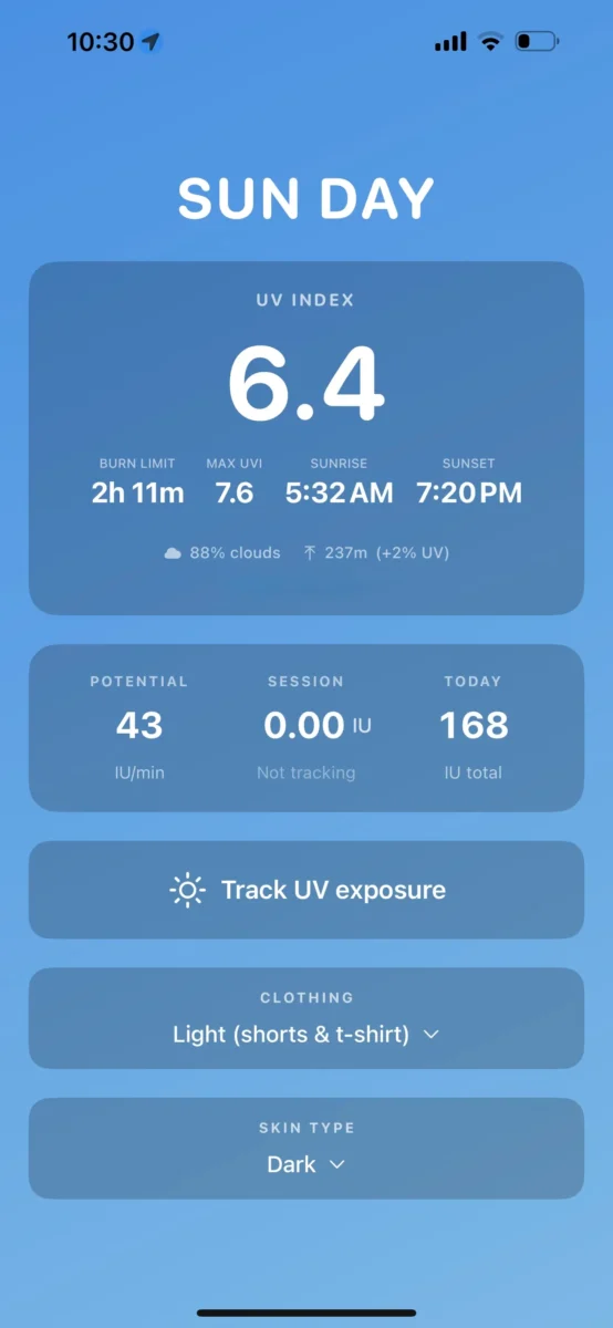 اپلیکیشن Sun Day