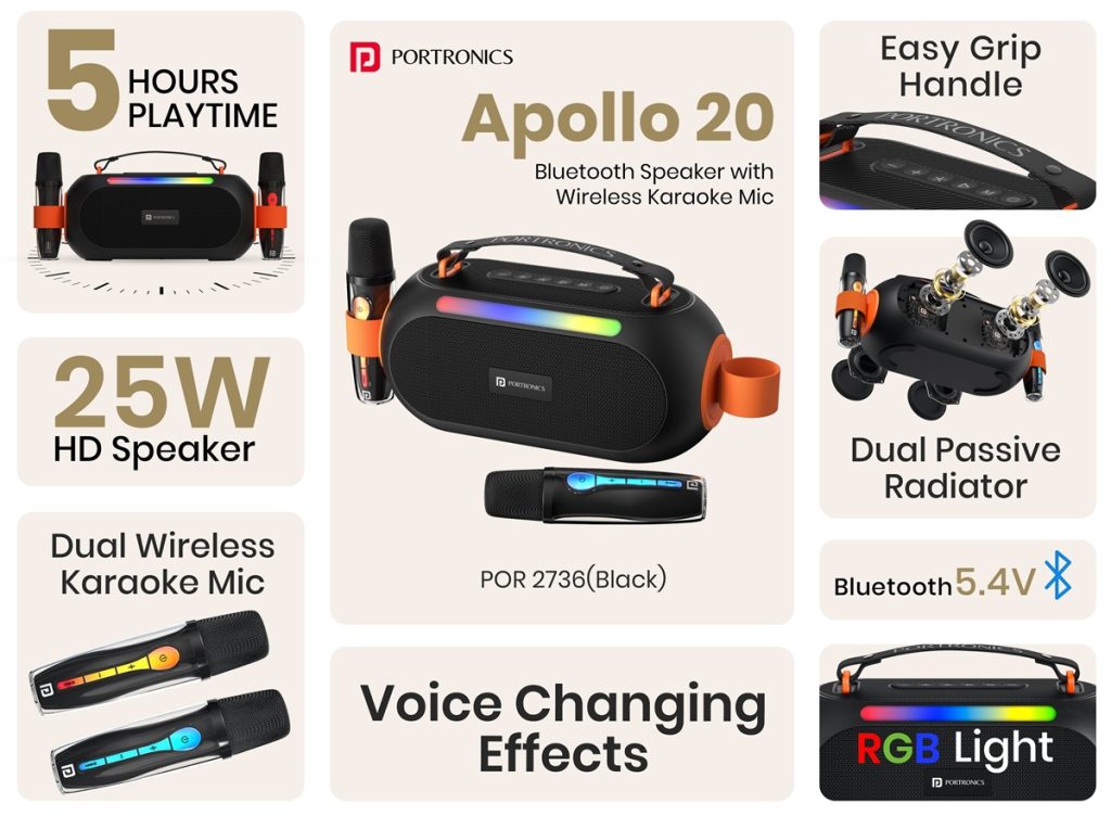 بلندگوی Portronics Apollo 20