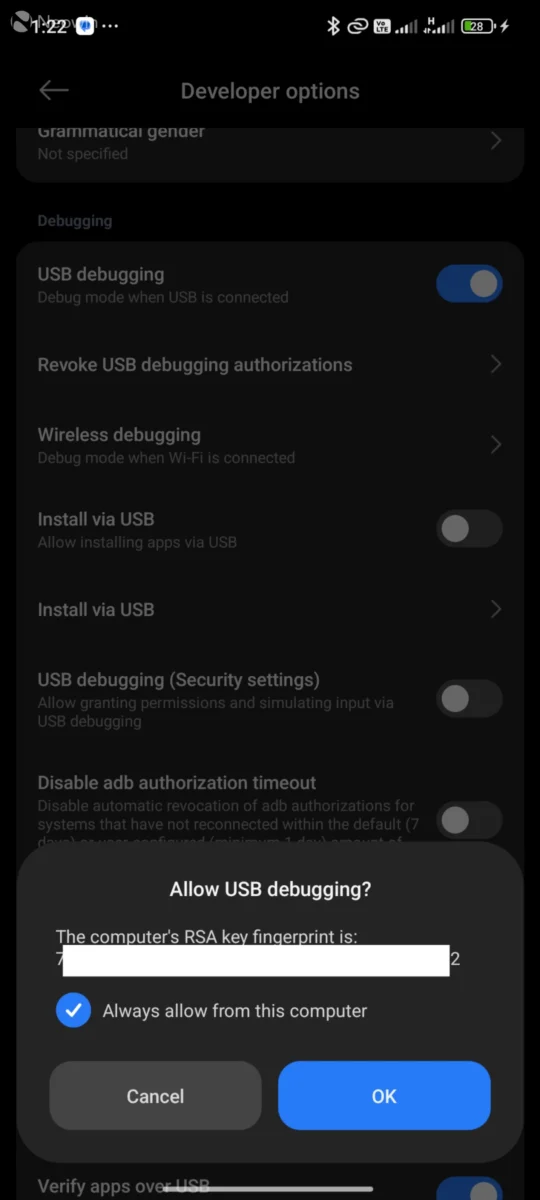 راه حذف Gemini با استفاده از ADB