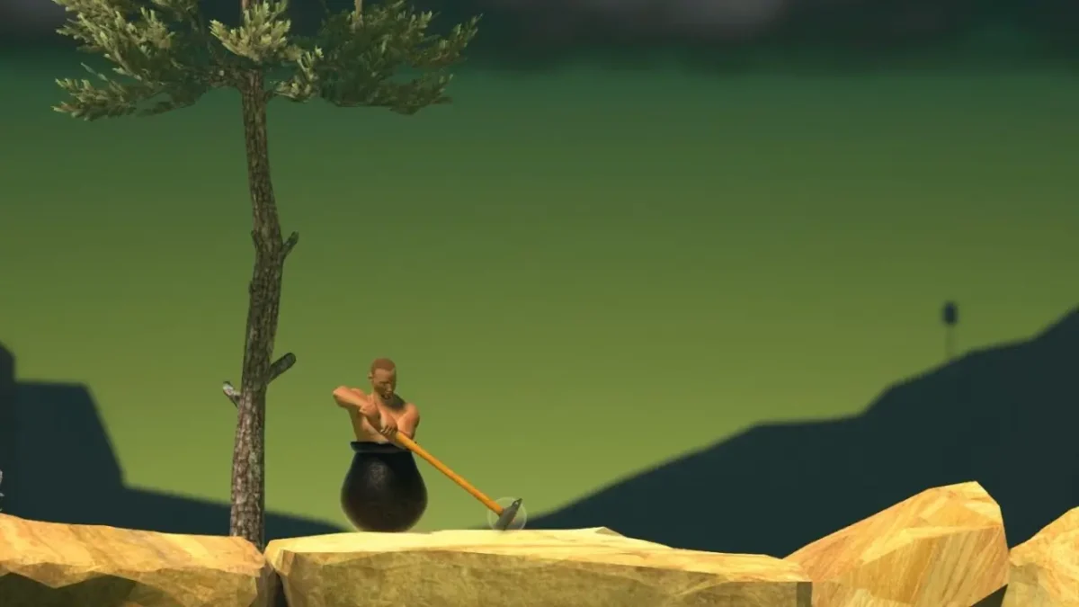 Getting Over It؛ اوج اعصابخردی با یک چکش و دیگ!