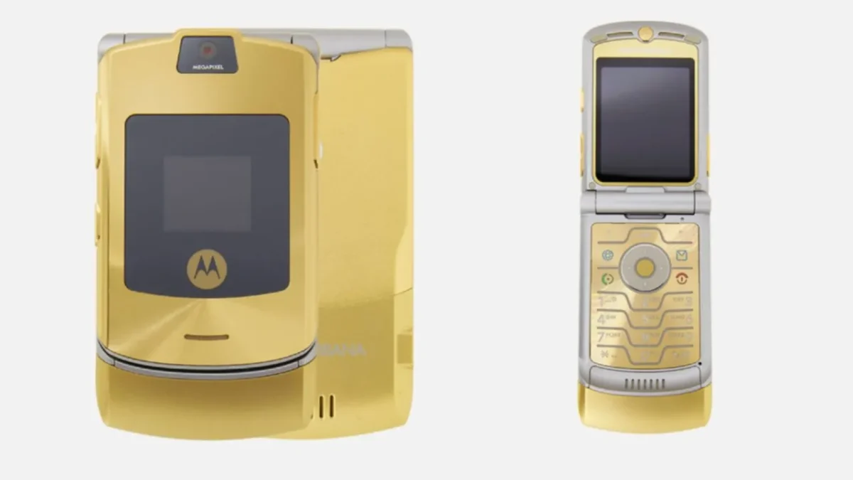 مدل طلایی و خاطرهانگیز Razr V3i