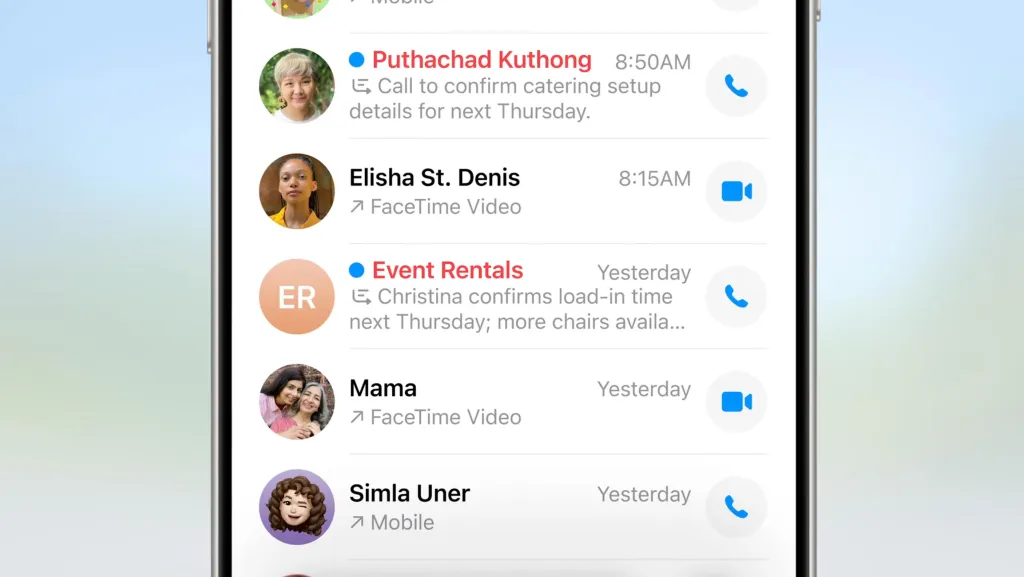 خلاصه پیامهای صوتی (Voicemail Summaries)