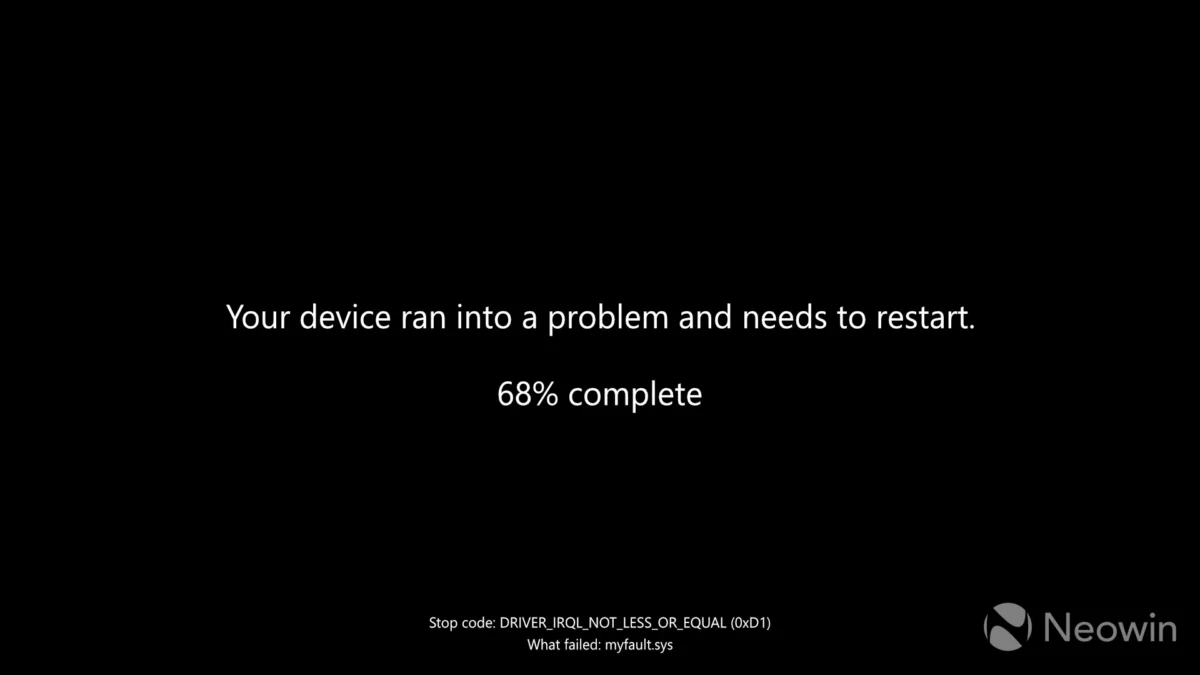 صفحه مرگ سیاه (Black Screen of Death)