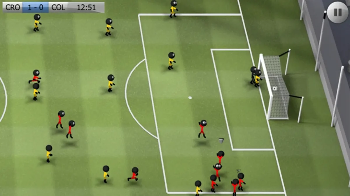 بازی موبایل Stickman Soccer 2
