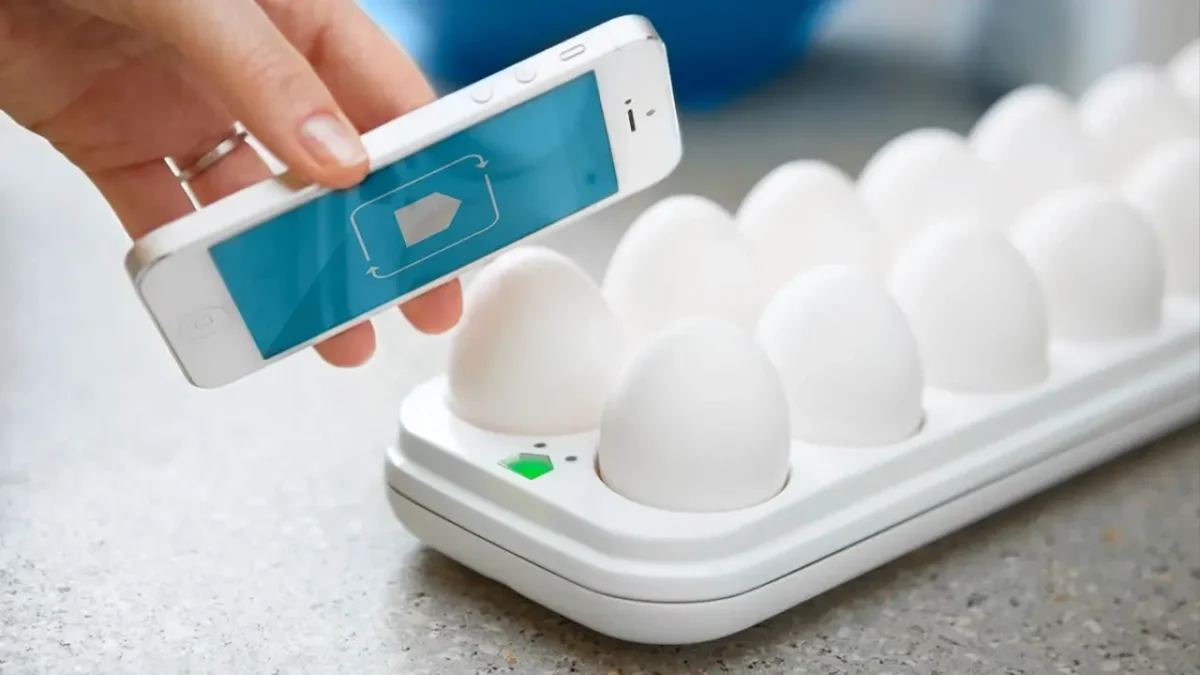 Quirky Egg Minder؛ تخممرغهای هوشمند در یخچال