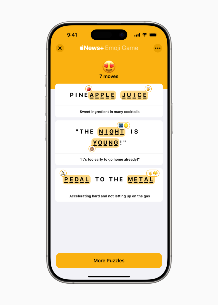 اپل با افزودن یک بازی تازه به مجموعه پازلهای Apple News+، بار دیگر علاقهمندان به معماهای روزانه را غافلگیر کرد.