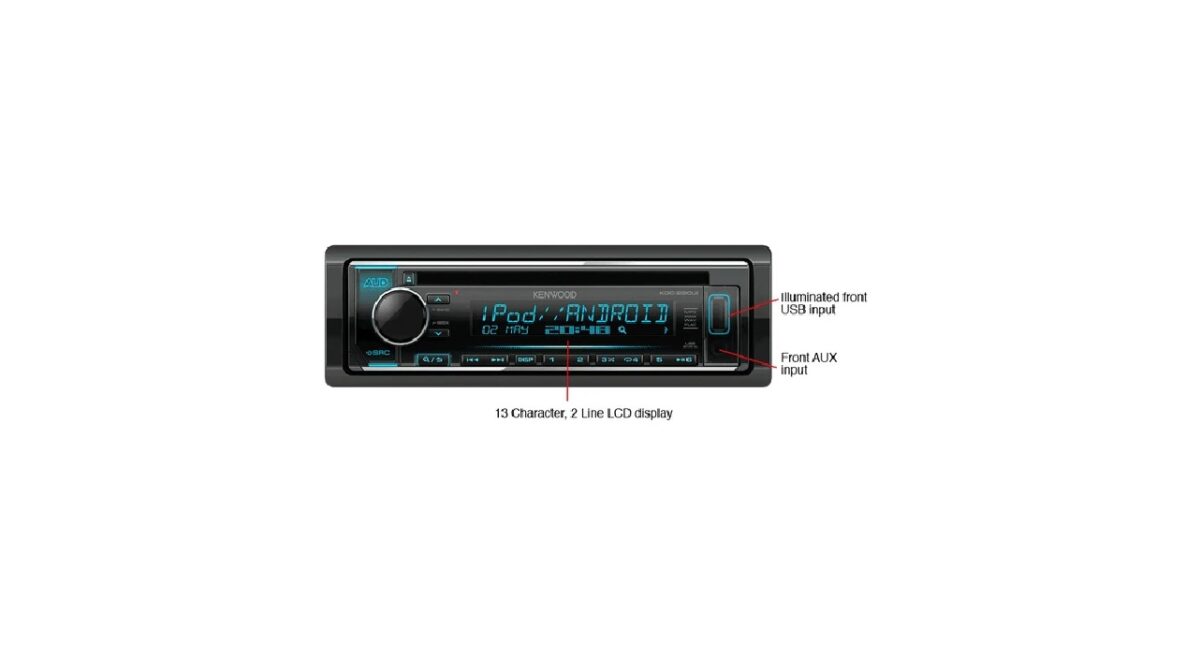 پخشکننده خودرو کنوود مدل KDC-220UI