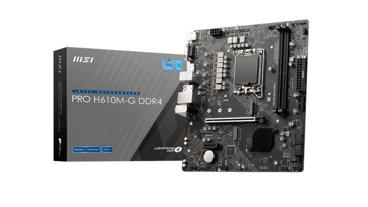 مادربرد گیمینگ اقتصادی MSI PRO H610M-G DDR4