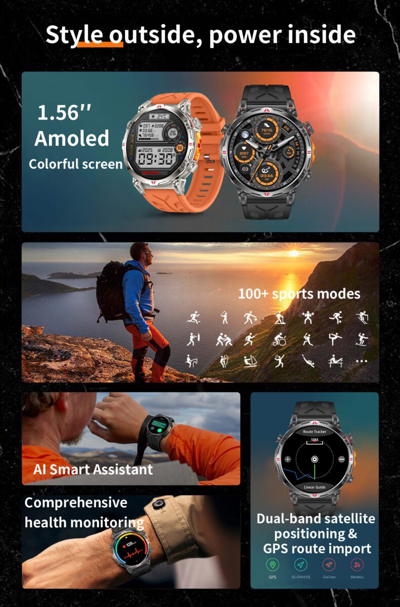 شرکت Rollme به تازگی ساعت هوشمند جدید و مقرونبهصرفه خود، Rollme GT3S را معرفی کرده است.