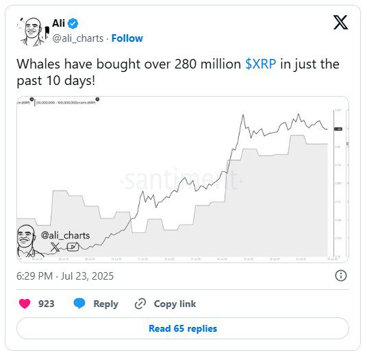 تحلیل روند جاری ریپل (XRP)