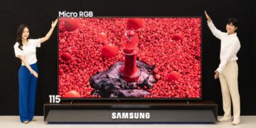 تلویزیون ۱۱۵ اینچی Micro RGB سامسونگ