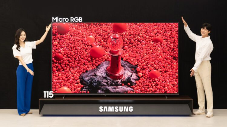 تلویزیون ۱۱۵ اینچی Micro RGB سامسونگ