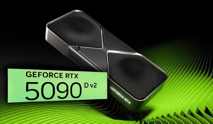کارت گرافیک NVIDIA RTX 5090 D V2 رسماً در چین رونمایی شد