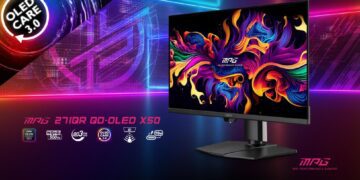 MSI از اولین مانیتور گیمینگ 500 هرتزی QHD QD-OLED جهان با هوش مصنوعی رونمایی کرد