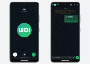 پیام صوتی تماس ازدست‌رفته واتساپ