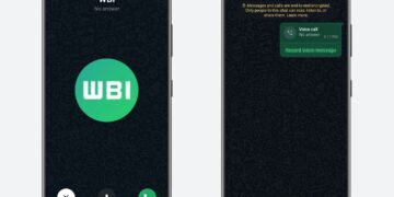 پیام صوتی تماس ازدست‌رفته واتساپ