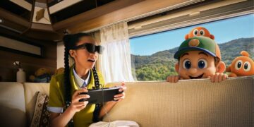 TCL از عینک واقعیت افزوده RayNeo Air 3S Pro با نمایشگر پیشرفته Micro-OLED رونمایی کرد